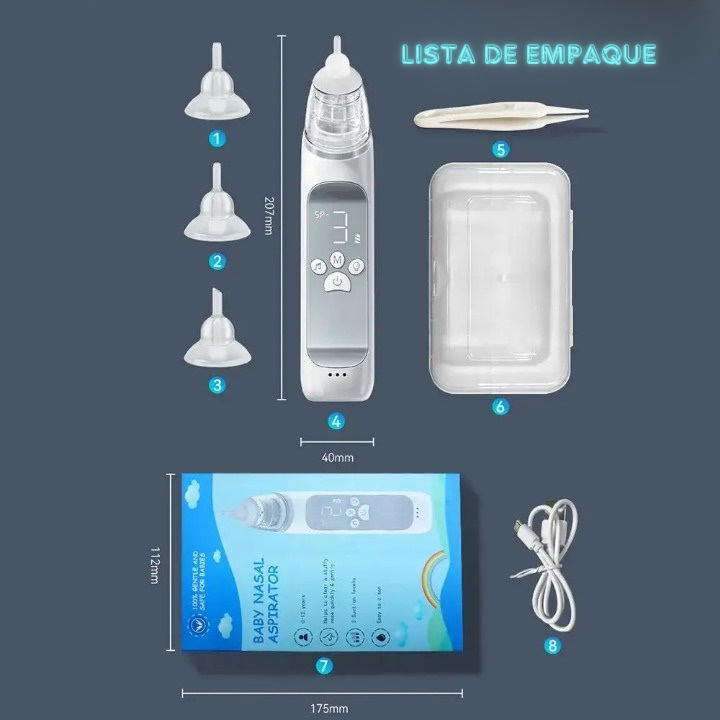 Aspirador Nasal Eléctrico para Bebés